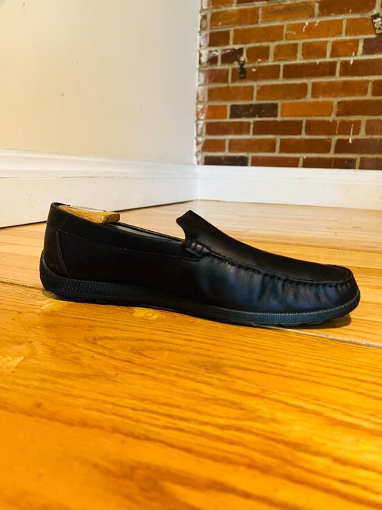 Ecco Moc Classic Men\'s Brown Leather  Loafers Comfort  Sz 11-11.5 / 45 main image 8